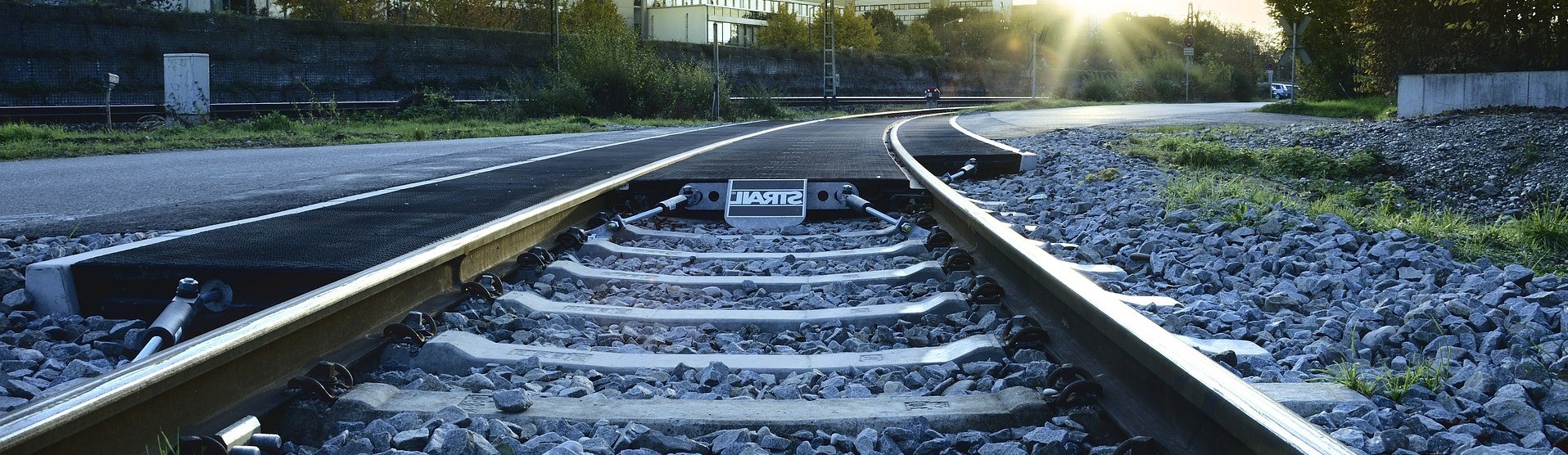 An empty railroad track representing the customer feedback survey for propane provider Hopkins Propane in Shelbyville, MI