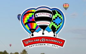 Wayland Balloon Fest 2021 poster by Hopkins Propane